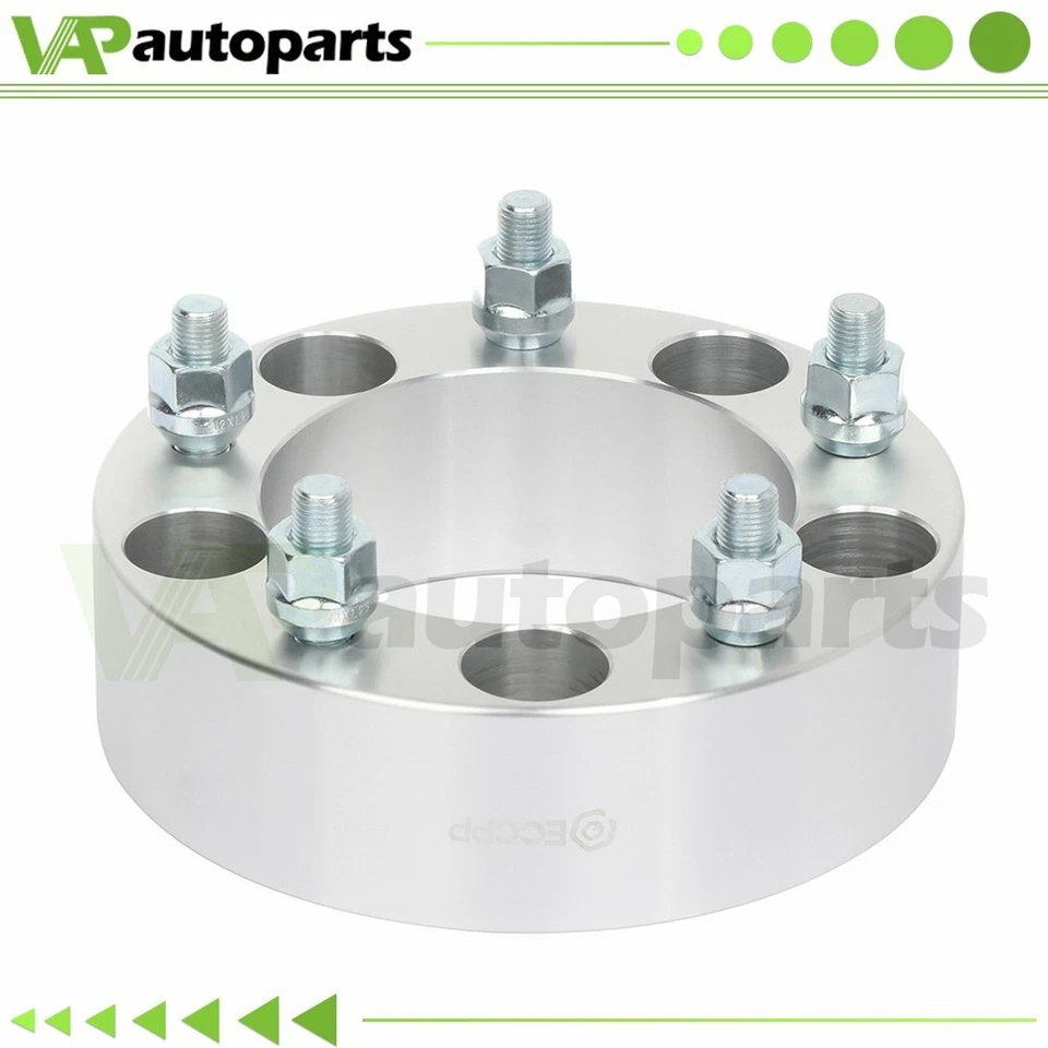 4Pcs 2" Wheel Spacers 5x5.5 Fits Chevy Geo Tracker Suzuki Samurai XL-7 12x1.25 - Image 2 of 4