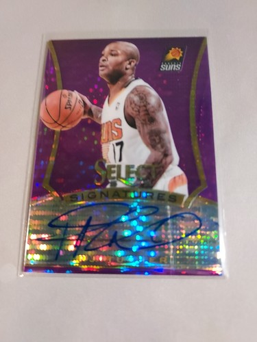 2013-14 PANINI SELECT BASKETBALL PURPLE PRIZM SIGNATURES SP #8 P.J. TUCKER 17/99 - Picture 1 of 2