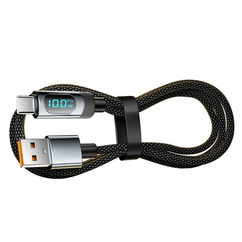 100W USB Type C Super Fast Charger Cable with LED Display For Samsung & iPhone - Picture 9 of 9