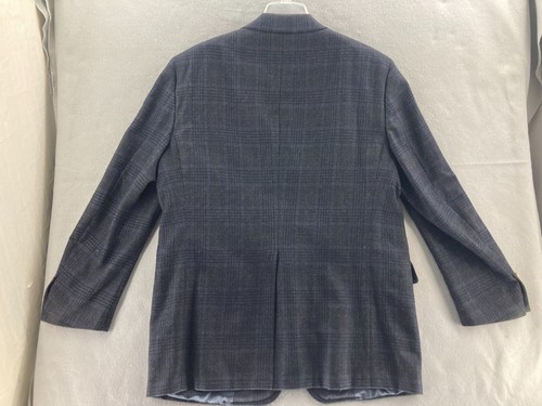 Hart Schaffner Marx Blazer Herren 44 R 100% Wolle USA Made Blau Schön - Bild 8 von 15