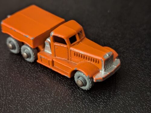 STUNNING 1:87 HO SCALE 2.25"L HAULER LESNEY UK MFG 1950'S TANGERINE COLOR SCHEME - Picture 8 of 18