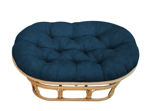 Double papasan cushion - 67 x 47", extra plush (CUSHION ONLY), lots of fabrics - Picture 16 of 22