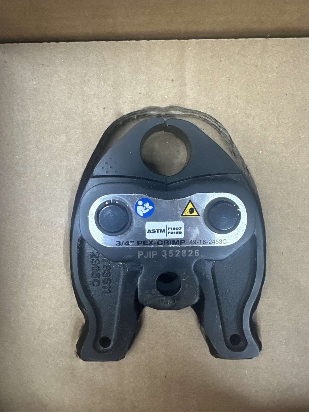 Milwaukee 49-16-2453C 3/4” Pex Crimp Press Jaw - Black 45242535569| eBay
