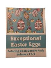 Exceptional Easter Eggs Coloring Book Double Pack Volumes 1 2 by Various,...