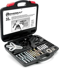 Powerbuilt Harmonic Balancer and Pulley Installer Tool Kit, 33 Piece, NEW