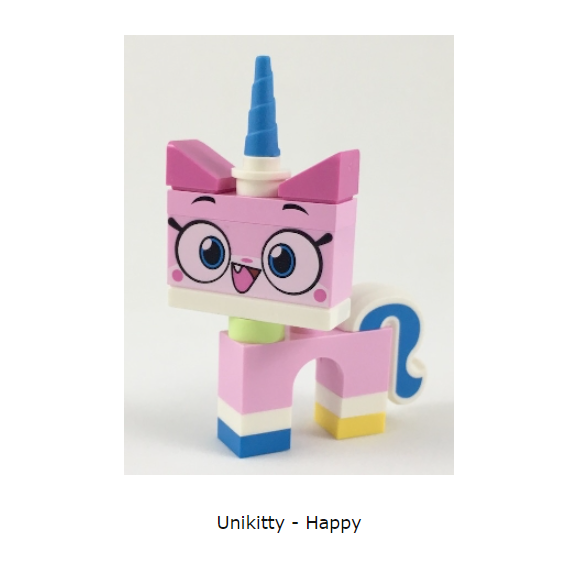 Lego Minifigure Unikitty uni01 Unikitty Happy Inv 100