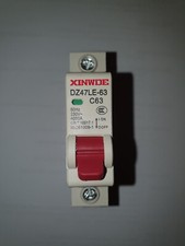 XINWDE DZ47LE-63 230V ac 63A MCB
