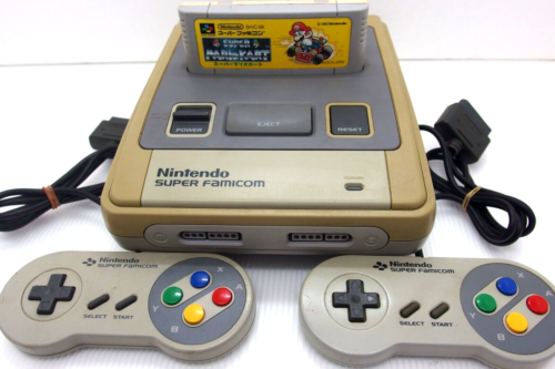 Super Famicom Console Mario Game lot as is Official Nintendo Japan SNES C - Afbeelding 1 van 12
