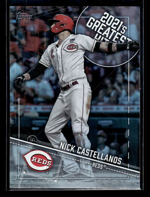 2022 Topps #21GH-3 Nick Castellanos 2021 s Greatest Hits Cincinnati Reds