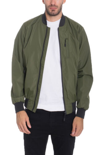 Herren Premium Multi Pocket wasserdicht gepolstert Reißverschluss Flugbomberjacke - Bild 3 von 14