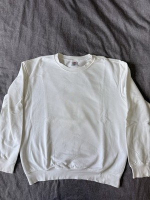 Stedman Sweatshirt Gr. L Weiß Clean Cotton Herren Neu Rundhalsausschnitt Top