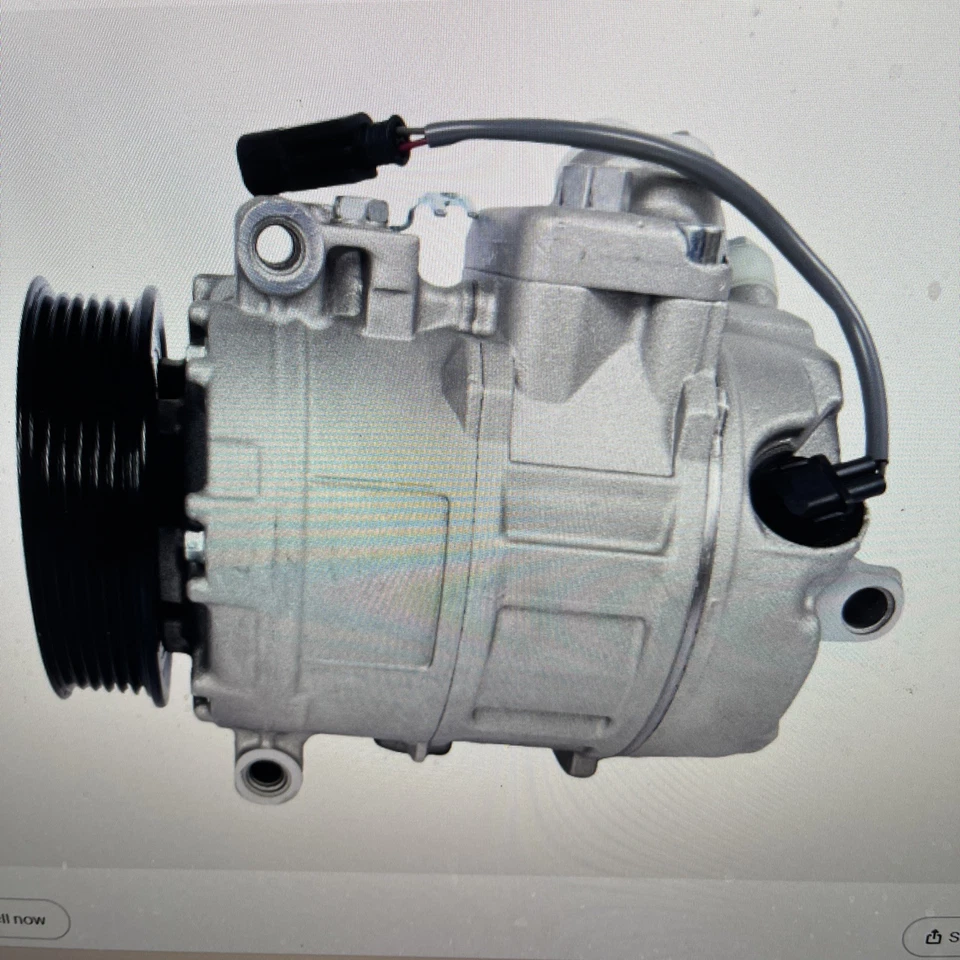 AC Compressor w/Clutch For 2008-2010 BMW 528i/528xi 2006-2007 530i/530xi L6 3.0L - Image 3 of 4