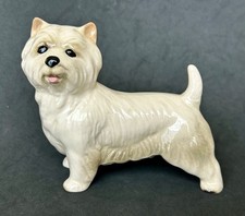 VINTAGE COOPERCRAFT WEST HIGHLAND TERRIER DOG PORCELAIN FIGURINE MADE IN ENGLAND