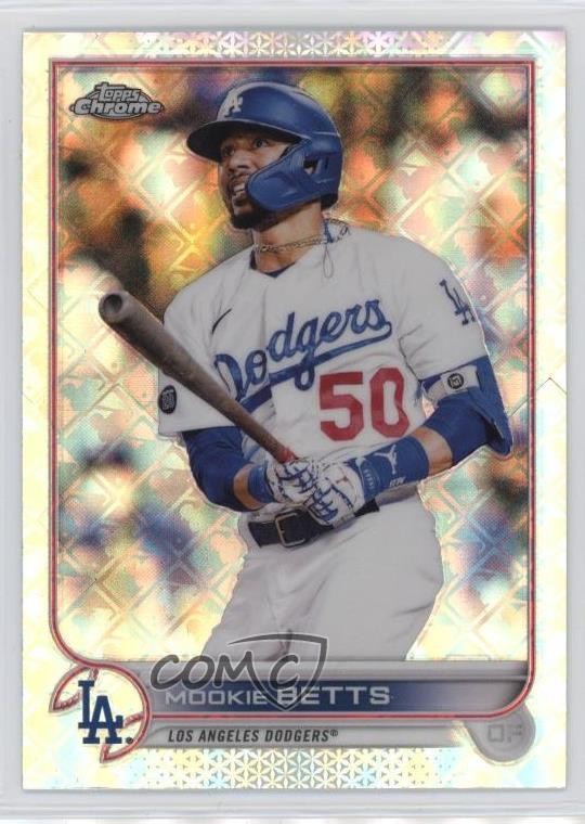 2022 Topps Chrome Logofractor Edition Mookie Betts #50 0t2