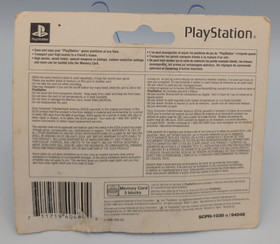Sony OEM PlayStation 1 PS1 Memory Card SCPH-1020 - NEW SEALED