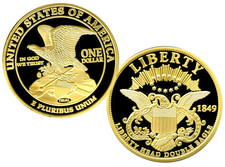 1849 Double Eagle Dollar Trial Value $79.95