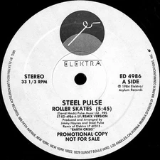 Steel Pulse, Roller Skates, (12", Promo), NM or M-, 3614727279