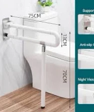 Stainless Steel Handicap Grab Bars Rails 29.5 In Handrails Bathroom Safety Bar