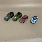 Vintage Lot of 4 Redline Hot Wheels Diecast Toy Cars Gun Bucket Warpath