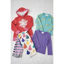 Hanna Andersson Kids Bundle Size 5 110 Mixed Lot Dress Pajamas Hoodie Rash...