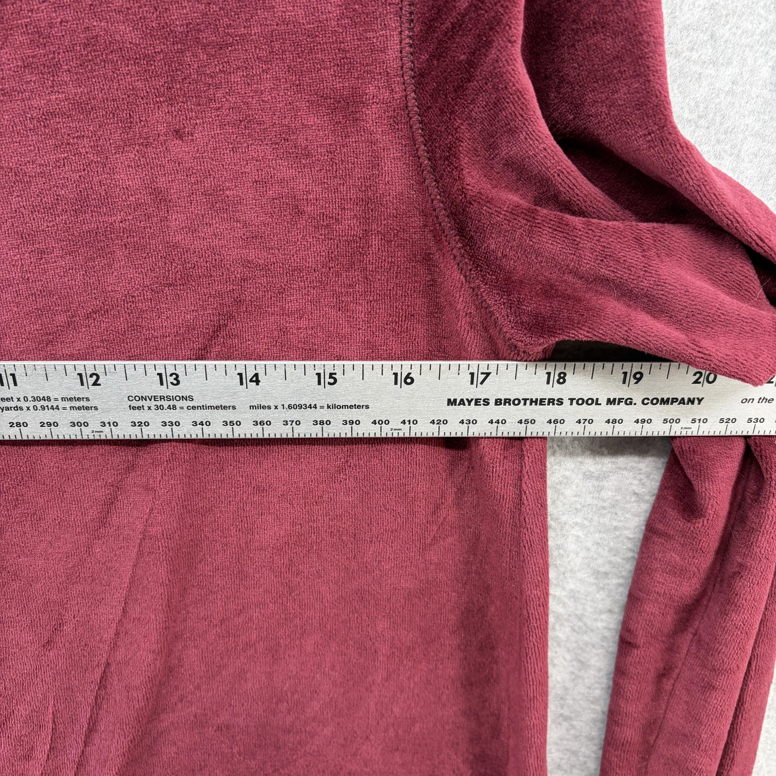 Peruvian Connection Velour Shift Long Sleeve Dres… - image 6