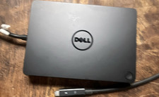 Dell WD15 K17A001 Docking Station Black USB-A USB-C Ports Built-In USB