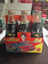 Vintage 1995 Winston Cup Champion Jeff Gordon 6- Pack Coca Cola Bottles Sealed
