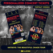 KATSEYE: The Beautiful Chaos Tour Personalized Concert Ticket