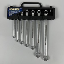 Benchtop Sae 7-piece 12-point Box End Wrench Set Nos