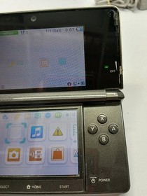 NINTENDO 3DS COSMO BLACK CTR-001: TESTED / WORKING With Case And Charger
