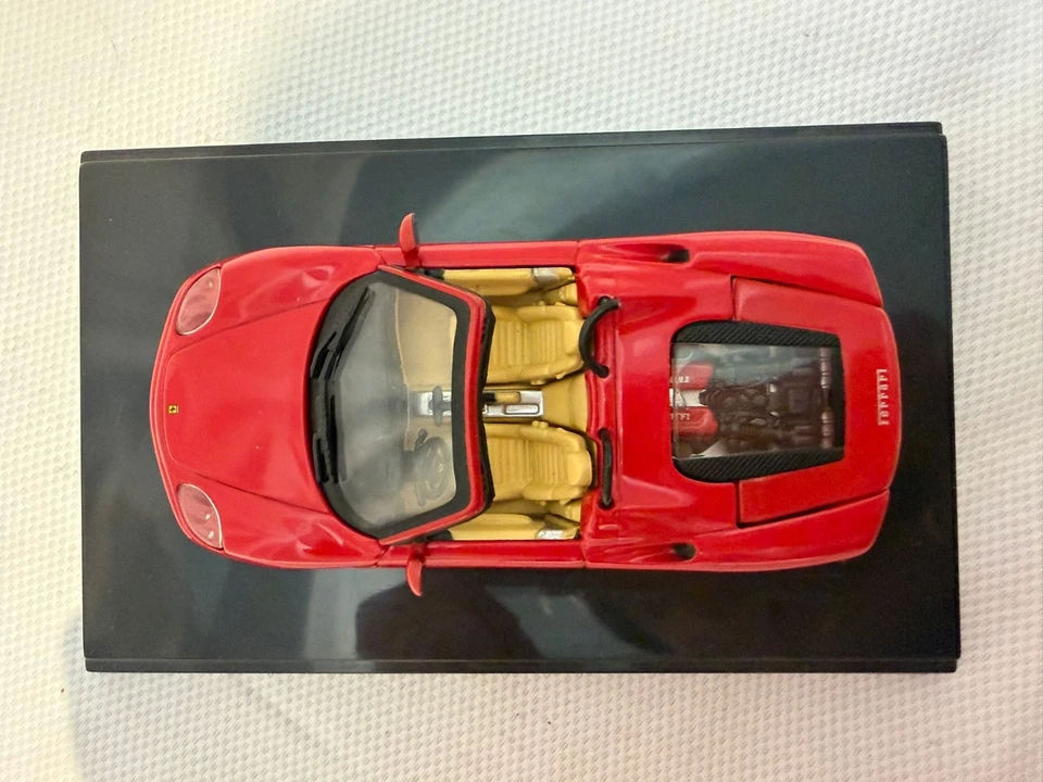 Hot Wheels 100% Ferrari 360 Spider Red Diecast Model Car 1:24 Collectible - Image 2 of 4