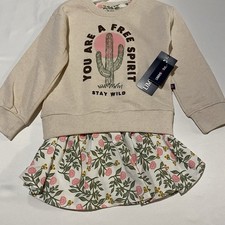Limited Too Girl's You Are A Free Spirit Sweatshirt Dress Sizes 4  5 BRAND NEW