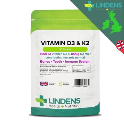 Vitamin D3 & K2 MK7 Tabletten Linden