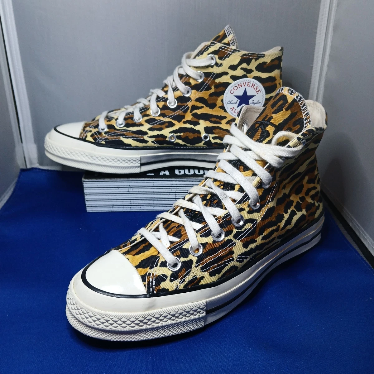 Wacko Maria x INVINCIBLE x Converse Chuck 70 High Animal Print for 