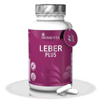 [270,79 /1kg] Leber Plus Mariendistel Cholin Wermut Curcuma BIOMENTA 95 St vegan
