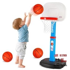 Toddler Basketball Hoop Indoor Outdoor for Kids 1-3, Height Adjustable Kids