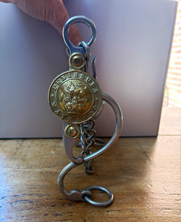 Household Cavalry Horse Bit with Curb Chain