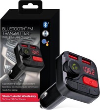 Monster Car Bluetooth FM Transmitter Dual USB 3.4A Charging Adapter