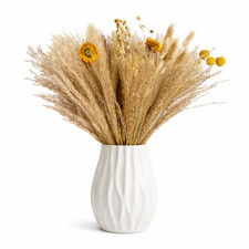 Natural Dried Flower Bouquet Rustic Boho Decor for Home, Fall Decorations