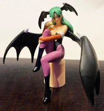 Chun-Li Morrigan Sakura Hinata Devilot CAPCOM Gals 5 Figures HG Bandai Gashapon 