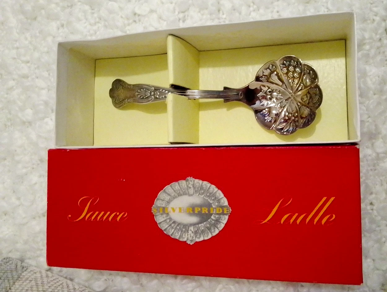 Sauce Ladle Sheffield Silver Plated Spoon By Silverpride
Opens in a new window or tab