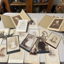 Antique Black & White Cabinet Cards & Photos 17 Minneapolis Upstate NY