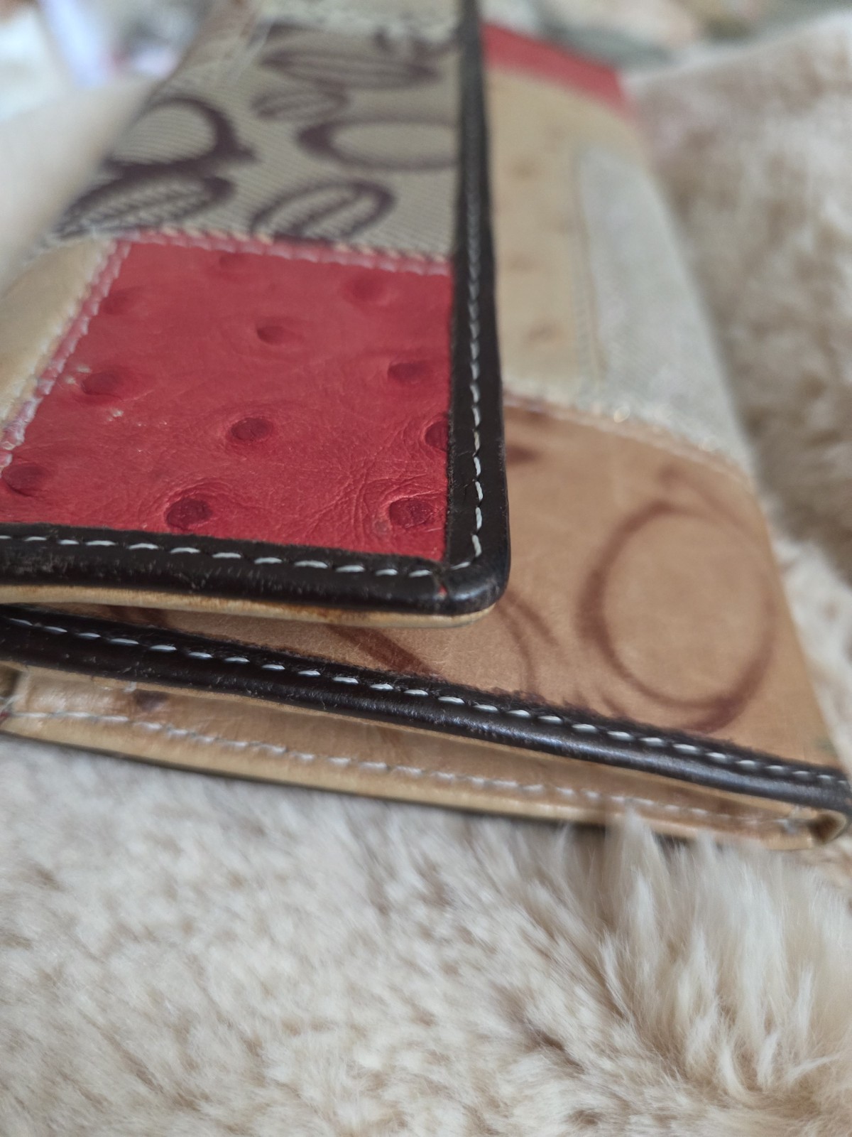 Bebe vinyagr Women's Multi Patchwork Wallet - image 10