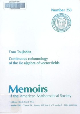 Continuous cohomology of the Lie algebra of vector fields Toru Tsujishita. Memoi