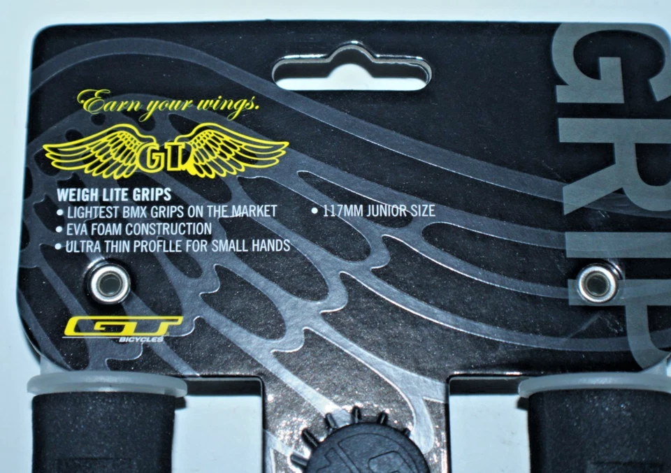 GT Junior BMX Bike Grips Black 117mm EVA Foam Light Thinest Free USA Shipping :) - Image 2 of 4