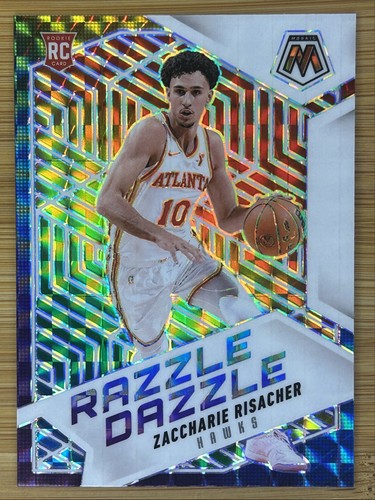 RZA CASE HIT 🔥 2024-25 Panini Mosaic - Razzle Dazzle Zaccharie Risacher #6 (RC) - Picture 1 of 2