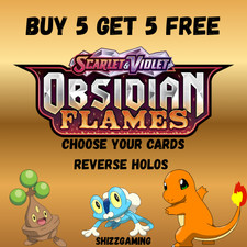 Pokémon SV03: Obsidian Flames /197 - Reverse Holos - Choose Your Cards!