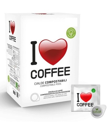 900 I LOVE COFFEE Pods Creamy Red Blend like Bar 70% Robusta 30% Arabica