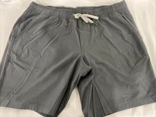 True Classic Black Performance Lined Swim Trunks Shorts with Pockets Mens XLarge