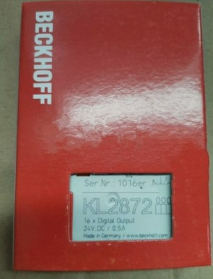 New In Box Beckhoff KL2872 PLC Module KL2872 KL2872 Free shipping